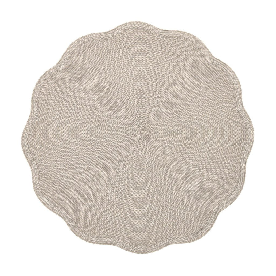 Turner-Witmer Wedding Registry: Deborah Rhodes Linen Sand Scalloped Placemat