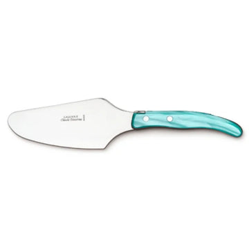Boumenot and Barnes Wedding Registry: Claude Dozorme Cake Server in Turquiose