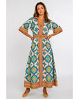 Elizabeth James The Label Collins Dress- Patchwork