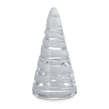 Simon Pearce Snowdrift Conical Tree 8"