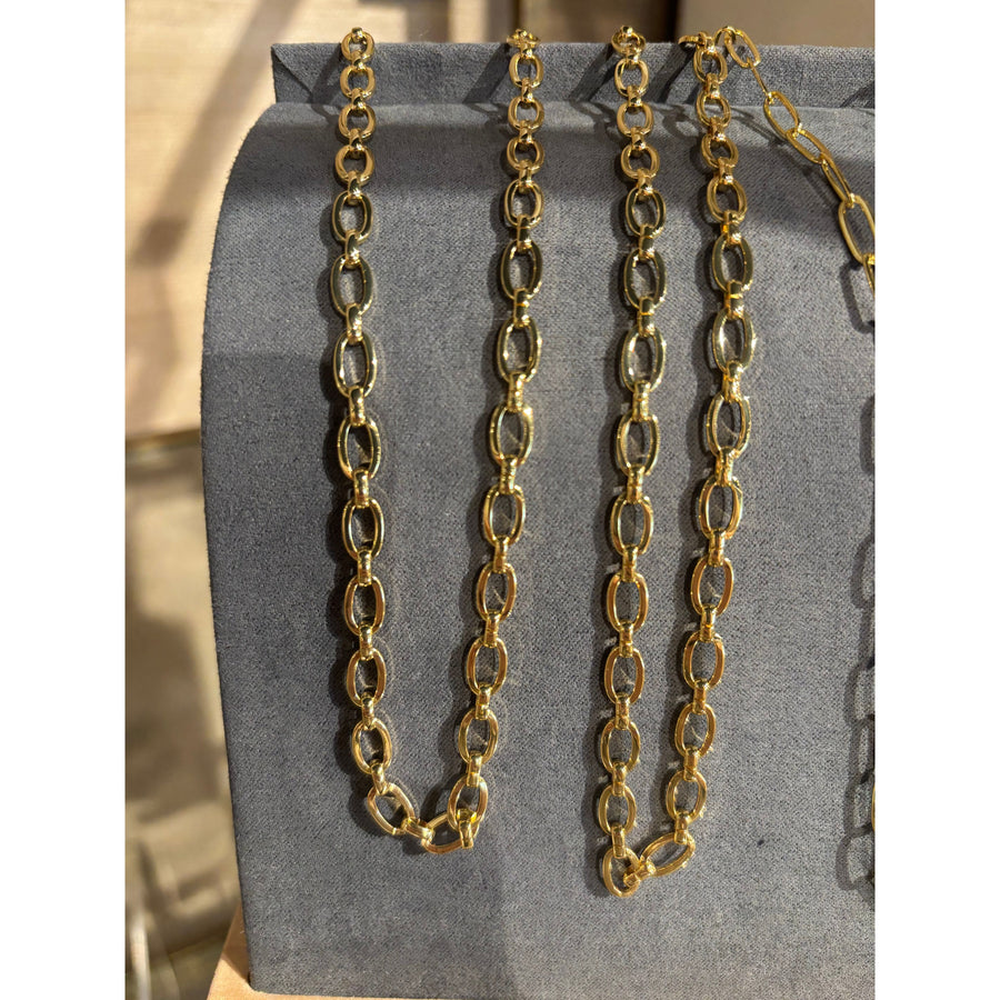 Shiver + Duke Rectangular Chain Necklace