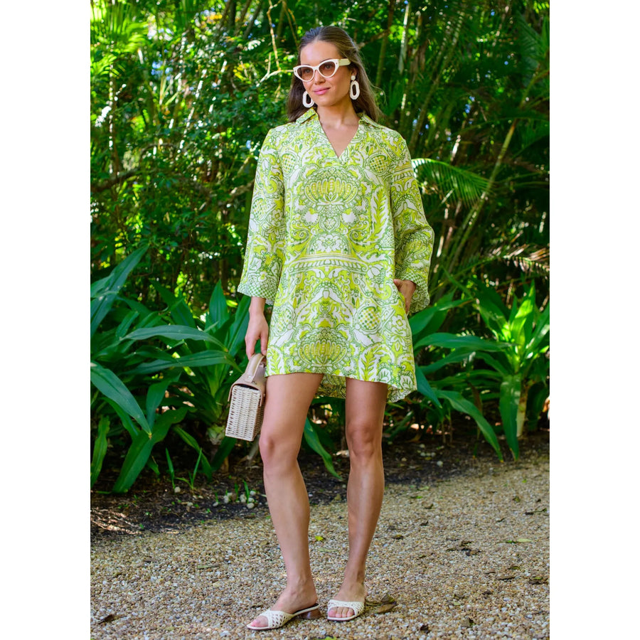 Elizabeth James The Label Taylor Dress in Limeade