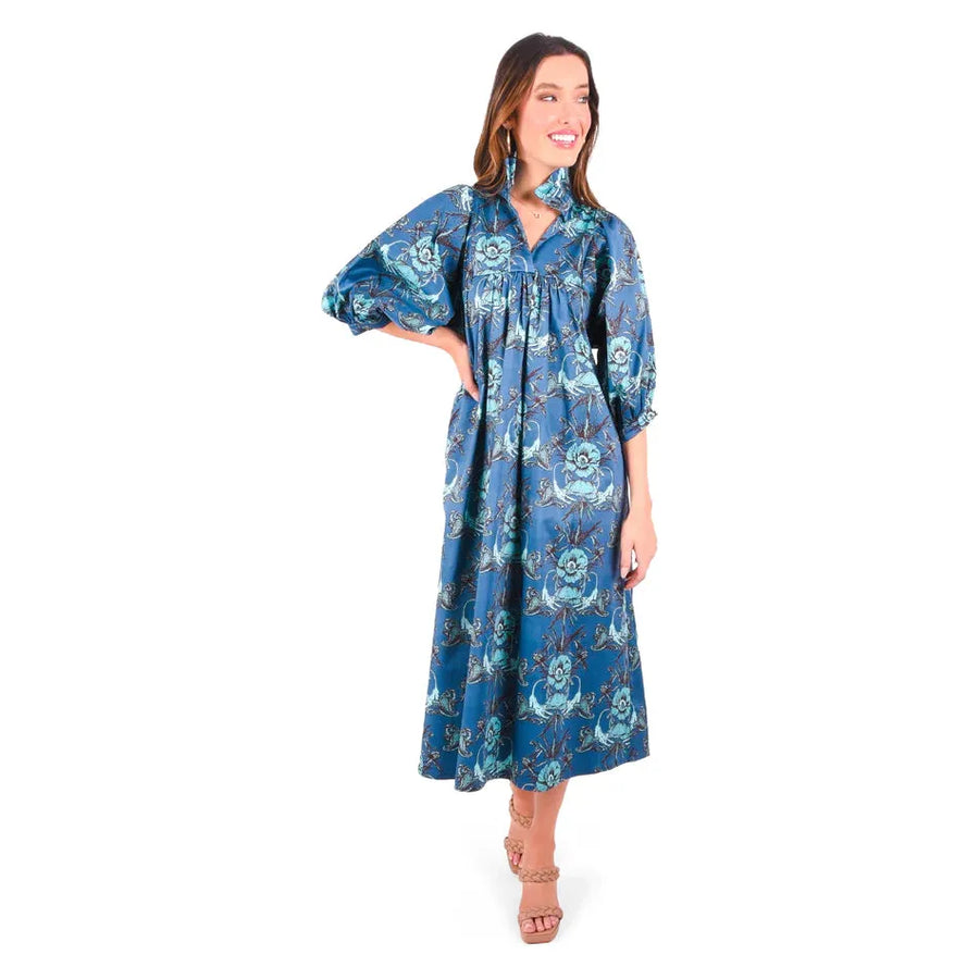 Emily McCarthy Stella Midi Dress-Lioness : Small