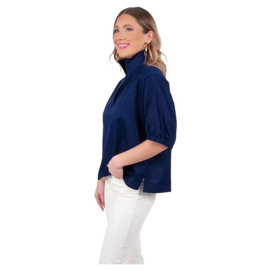 Emily McCarthy Poppy Top - Navy