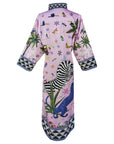 Ortigia Sicilia Cotton Jungle Pink Kaftan