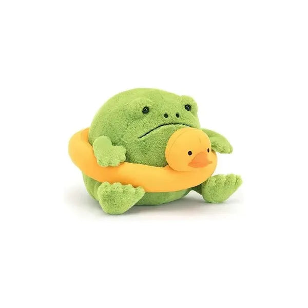 Jellycat Ricky Rain Frog with Rubber Ring