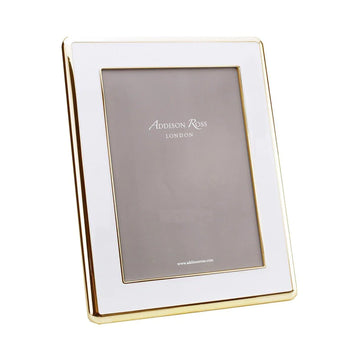 Addison Ross Curved White and Gold Frame 4 x 6