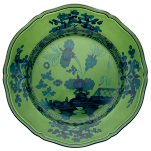 Ginori 1735 Oriente Italiano Malachite Dinner Plate