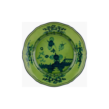 Ginori 1735 Oriente Italiano Malachite Soup Plate