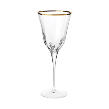 Copy of Northington and Webb Wedding Registry: Vietri Optical Gold Wine Glass
