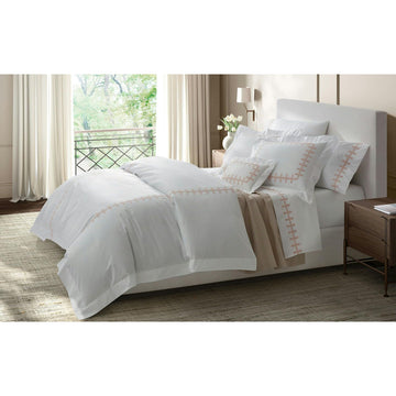 Walter and Doshi Wedding Registry: Matouk Truffle Gordian Knot Standard Pillowcases