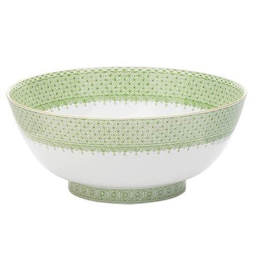 Huff-Squire Wedding Registry: Mottahedeh Green Lace Serving Bowl