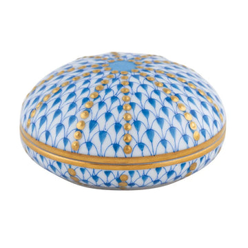 Herend Sea Urchin Box : Blue