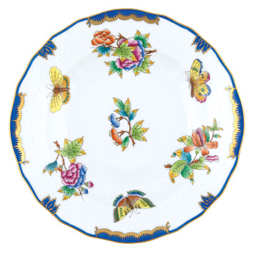 Collier and Smith Wedding Registry: Herend Queen Victoria Blue Dessert Plate