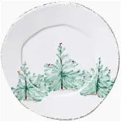Vietri Holiday Lastra Dessert Plate