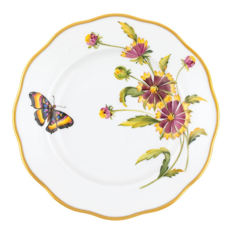 Cowden and Galvin Wedding Registry: Herend American Wildflower Salad Plate - Indian Blanket Flower