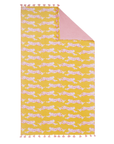 Matouk Leaping Leopard Beach Towel