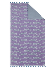 Matouk Leaping Leopard Beach Towel
