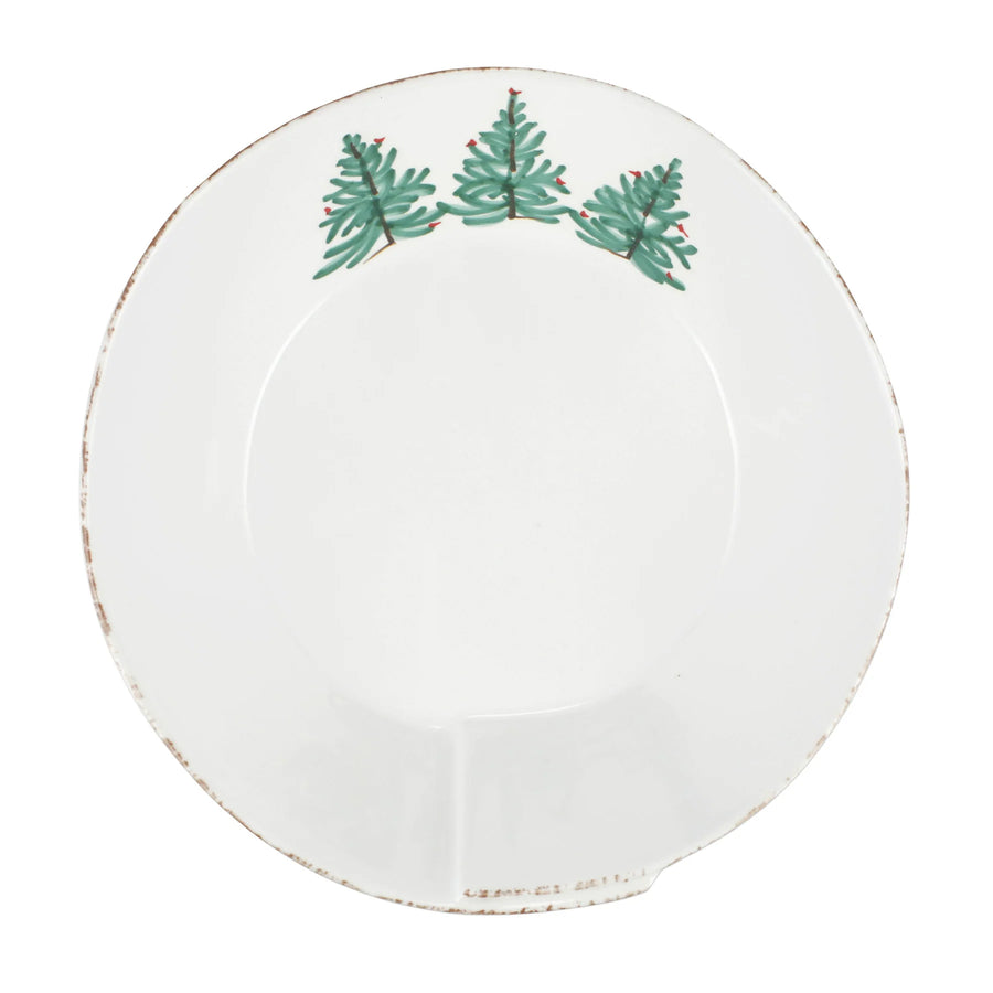 Vietri Lastra Holiday Melamine Serving Bowl