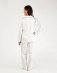 Lenora by Dina Yang Birdie Satin Long Pajama - Mint