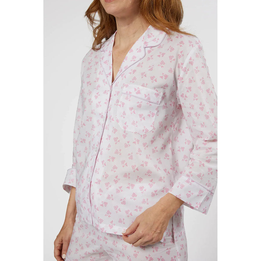 Lenora by Dina Yang Classic Cotton Short Pajamas - Vivian Floral