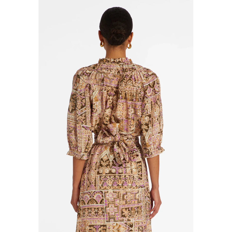 Marie Oliver Finley Top-Amethyst : XS