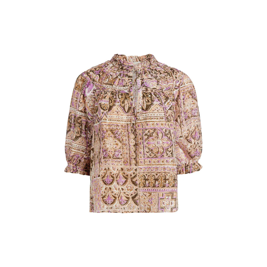 Marie Oliver Finley Top-Amethyst : XS