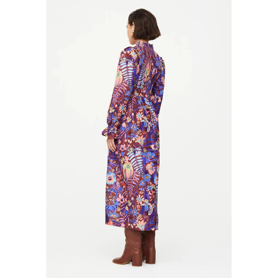 Marie Oliver Freddie Dress-Peacock Floral : Medium