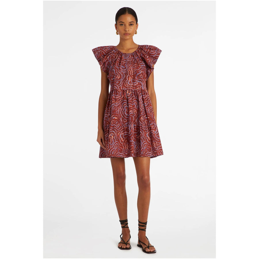 Marie Oliver Kara Dress-Cranberry Burst : Small