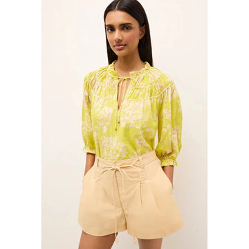 Marie Oliver Finley Top in Honeysuckle