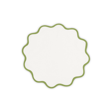 Gilday-Sloan Wedding Registry: Matouk Scalloped Edge Round Placemat (Set of 4)