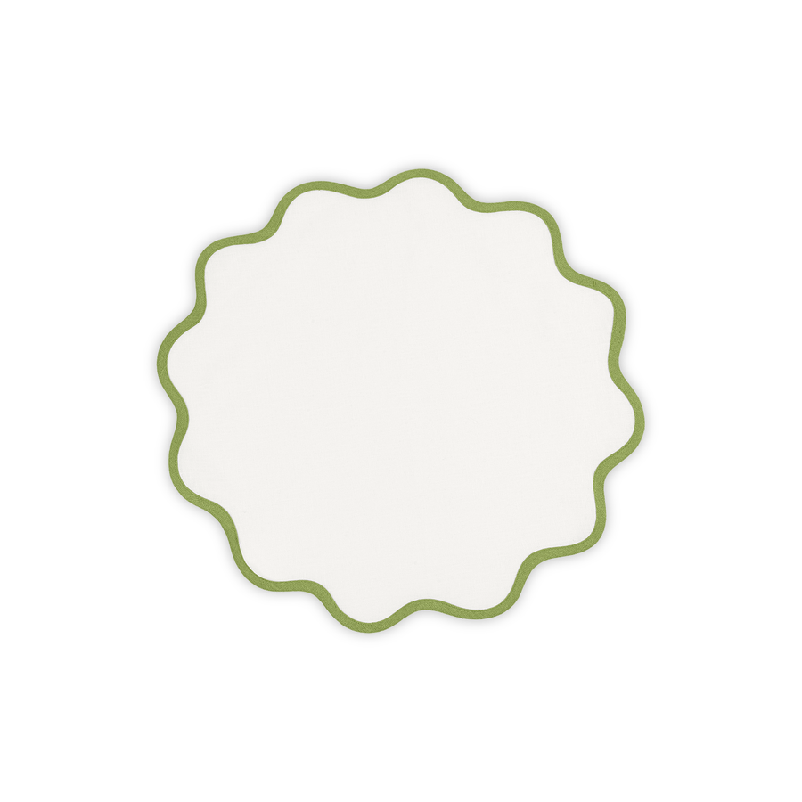Gilday-Sloan Wedding Registry: Matouk Scalloped Edge Round Placemat (Set of 4)