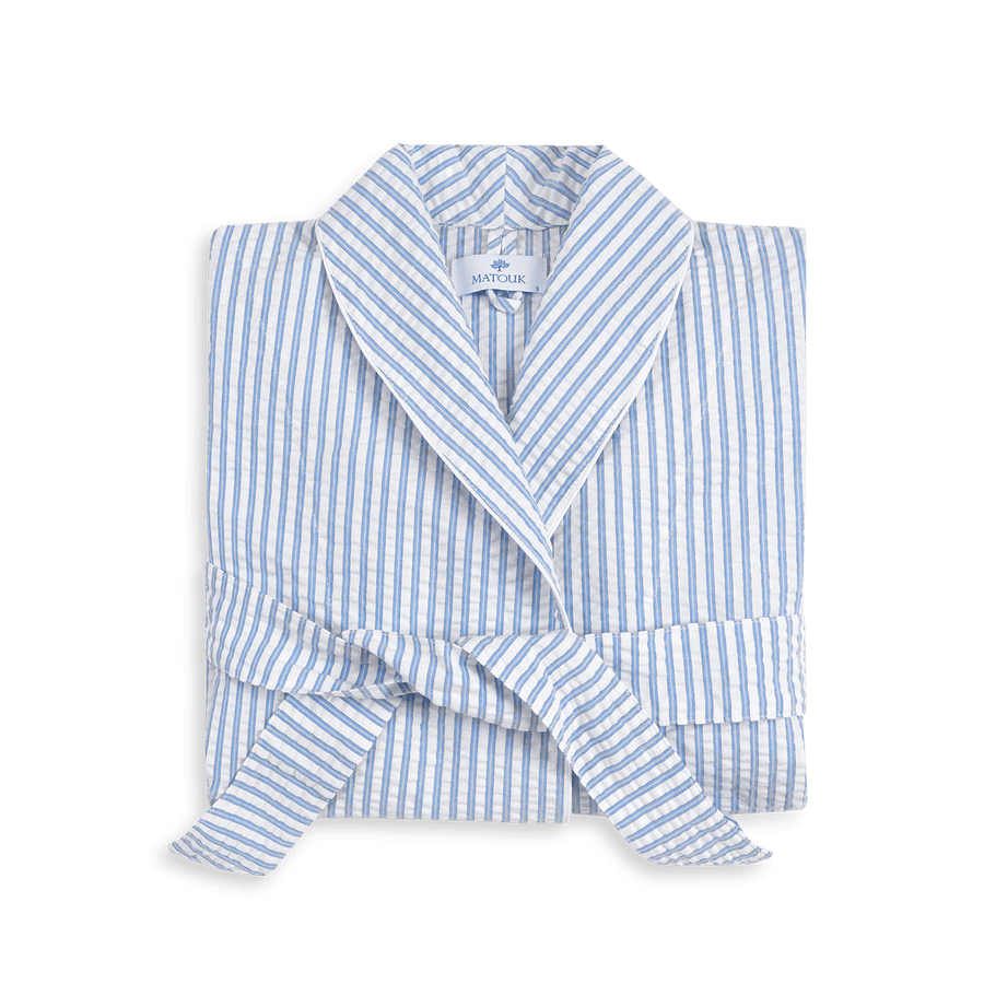 Matouk Matteo Azure Robe