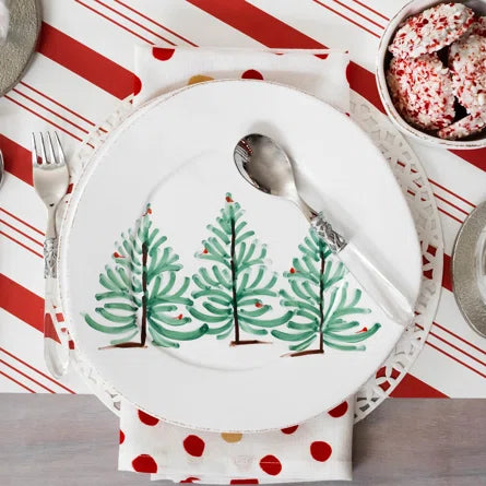 Vietri Lastra Holiday Melamine Dinner Plate