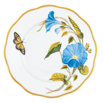 Cowden and Galvin Wedding Registry: Herend American Wildflower Salad Plate - Morning Glory