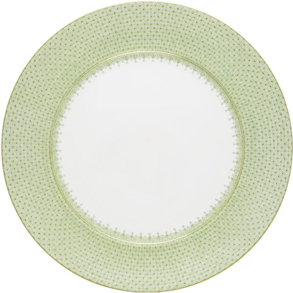 Jefferson-Carlson Wedding Registry: Mottahedeh Green Apple Lace Service Plate