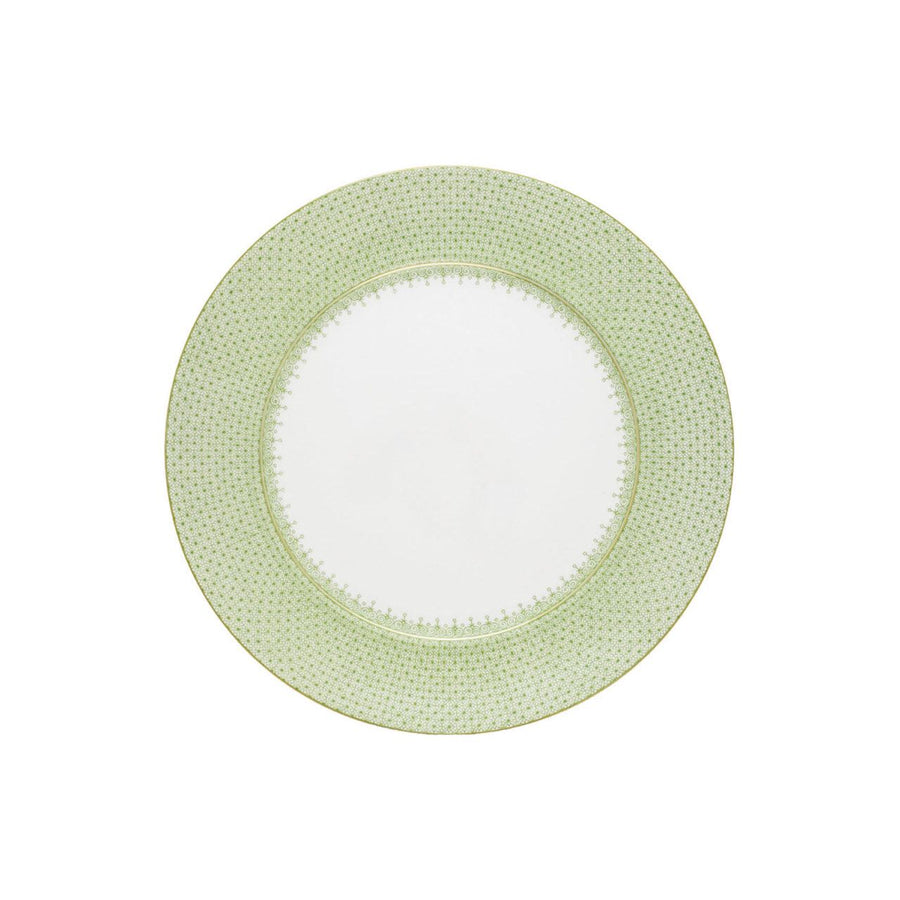 King-O'Keefe Wedding Registry: Mottahedeh Green Apple Lace Service Plate