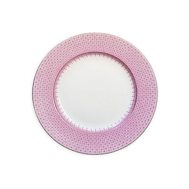 Mottahedeh Pink Lace Bread and Butter Plate