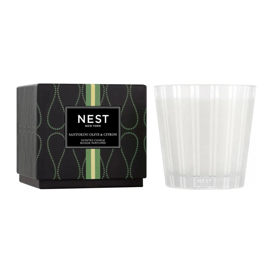 Nest Santorini Olive & Citron Classic 3 Wick Candle