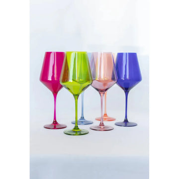 Estelle Wine Stem-Mixed : S/6