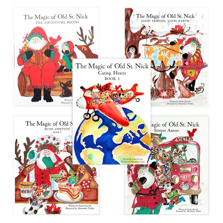 Old St. Nick Children's Book Collector's Set By Vietri