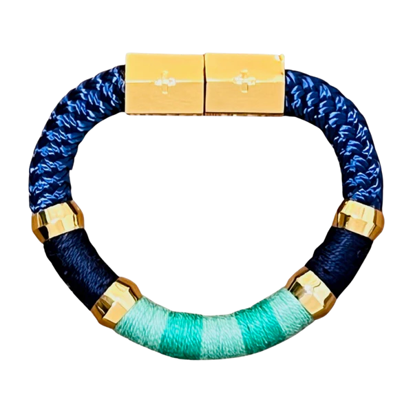 Holst + Lee Colorblock Bracelet-Blue Lagoon