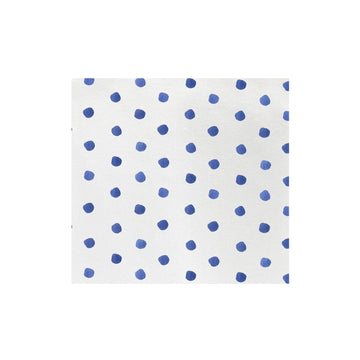 Vietri Papersoft Napkins-Dot Blue : Dinner- Pack of 20