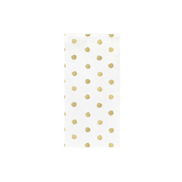 Vietri Papersoft Napkins-Dot Linen : Guest- Pack of 20