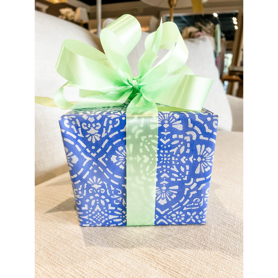 Medium Water Green Meloria Ball Candle