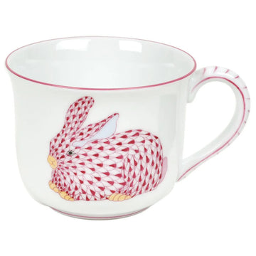 Herend Mug with Bunny - Raspberry