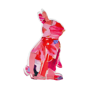 Lauren Dunn Pink Acrylic Bunny