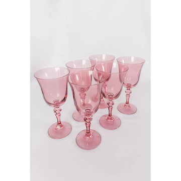 Estelle Regal Goblet s/6-Rose : s/6