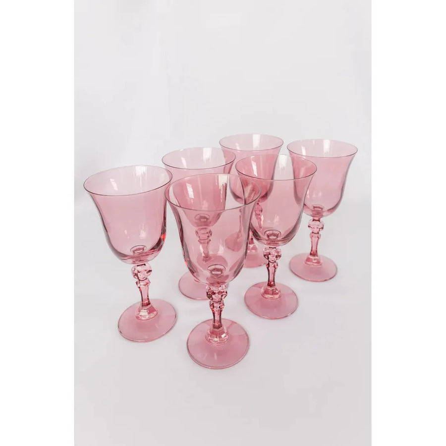 Estelle Regal Goblet s/6-Rose : s/6