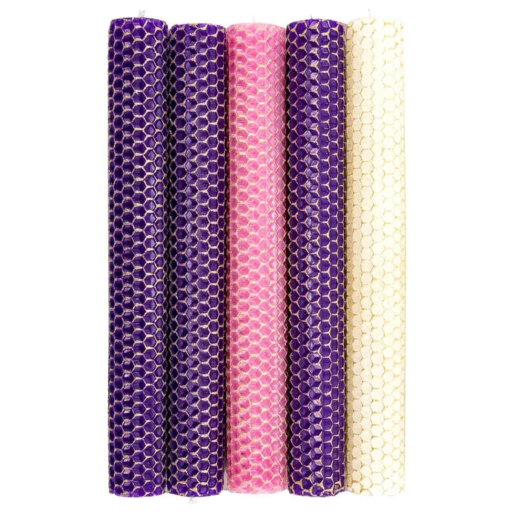 Purple Advent Glint Set of 5: 8